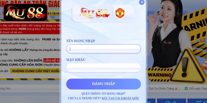 Truy cập trang chủ để bắt đầu đăng nhập Mu88